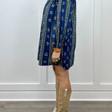 Blossom Path Dress - Navy Short Dresses Jodifl