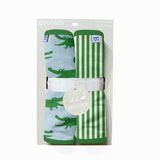 Blue Alligators - Burp Cloth Set Baby Accessories Goosies