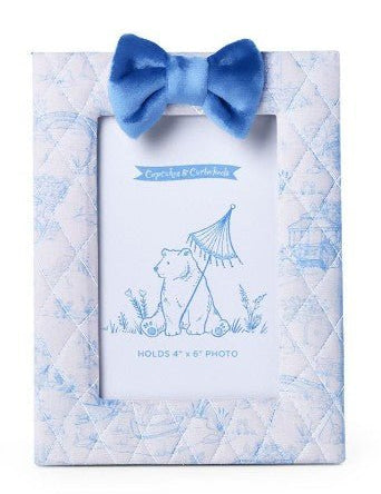 Blue Animal Toile Quilted Frames - Assorted Home Decor Two's Company 4x6