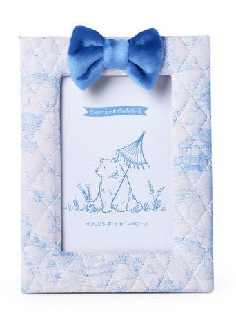 Blue Animal Toile Quilted Frames - Assorted Home Decor Two's Company 4x6