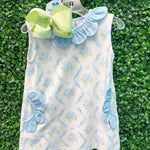Blue Hydrangea Dress Girls Play Dresses Three Sisters