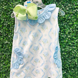 Blue Hydrangea Dress Girls Play Dresses Three Sisters