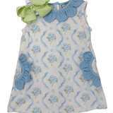 Blue Hydrangea Dress Girls Play Dresses Three Sisters