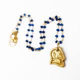 Blue Jade Chain with Blue Devil - Sugar Babies Children's Boutique/Meg's Shoppe