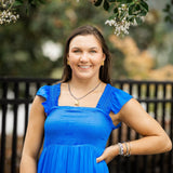 Blue Jade Chain with Blue Devil - Sugar Babies Children's Boutique/Meg's Shoppe