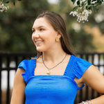 Blue Jade Chain with Blue Devil - Sugar Babies Children's Boutique/Meg's Shoppe