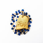 Blue Jade Chain with Blue Devil - Sugar Babies Children's Boutique/Meg's Shoppe