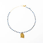 Blue Jade Chain with Blue Devil - Sugar Babies Children's Boutique/Meg's Shoppe