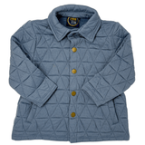 Blue Quilted Jacket - Sugar Babies Children's Boutique/Meg's Shoppe