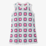 Blue Radiance Sleeveless Crochet Dress - Sugar Babies Children's Boutique/Meg's Shoppe