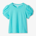 Blue Radiance Twisted Sleeve Tee Girls Tops + Tees Hatley