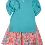 Blue Radiance Twisted Sleeve Tee Girls Tops + Tees Hatley