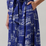 Blue Ridge Toile Maxi Dress Long Dresses Sugarlips