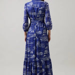 Blue Ridge Toile Maxi Dress Long Dresses Sugarlips