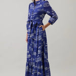 Blue Ridge Toile Maxi Dress Long Dresses Sugarlips