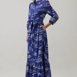 Blue Ridge Toile Maxi Dress Long Dresses Sugarlips