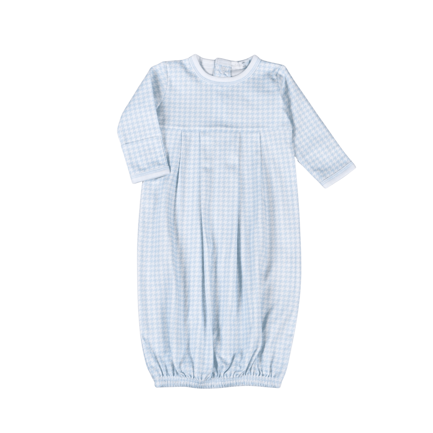 Blue Samuel Pima Gown - Sugar Babies Children's Boutique/Meg's Shoppe