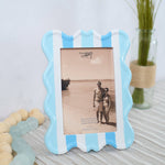 Blue Wave Photo Frame Home Decor Primitives by Kathy