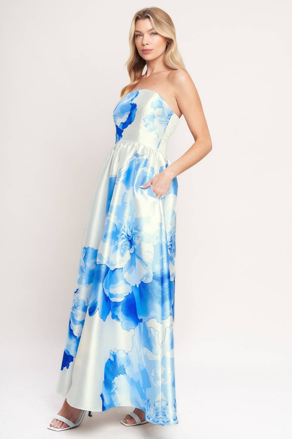 Blue Willow Dress Long Dresses FLYING TOMATO
