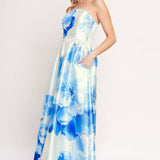 Blue Willow Dress Long Dresses FLYING TOMATO