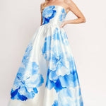 Blue Willow Dress Long Dresses FLYING TOMATO