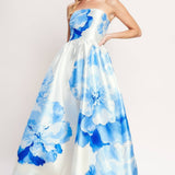 Blue Willow Dress Long Dresses FLYING TOMATO