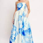 Blue Willow Dress Long Dresses FLYING TOMATO