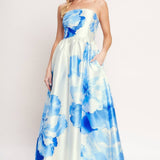 Blue Willow Dress Long Dresses FLYING TOMATO