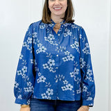 Bluebell Blossom Top - Denim Tops Jodifl