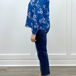Bluebell Blossom Top - Denim Tops Jodifl