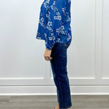 Bluebell Blossom Top - Denim Tops Jodifl