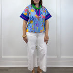 Bluebell Brushstroke Top Tops Jodifl