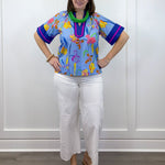 Bluebell Brushstroke Top Tops Jodifl