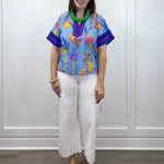 Bluebell Brushstroke Top Tops Jodifl