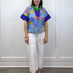 Bluebell Brushstroke Top Tops Jodifl