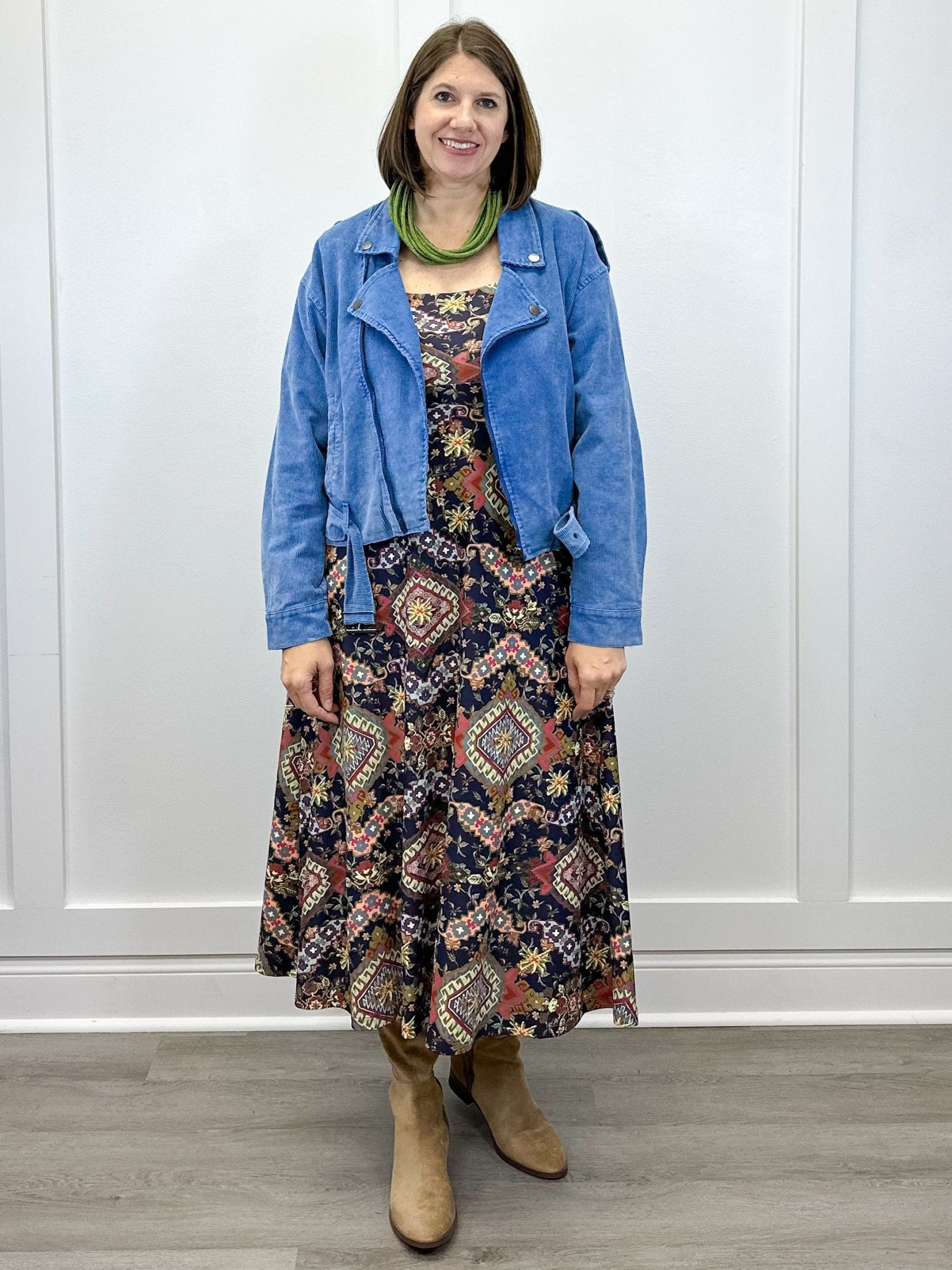 Bluebird Biker Corduroy Jacket Outerwear Oddi