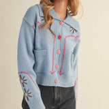 Bluebonnet Trail Cardigan - Sugar Babies Children's Boutique/Meg's Shoppe