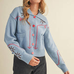 Bluebonnet Trail Cardigan - Sugar Babies Children's Boutique/Meg's Shoppe