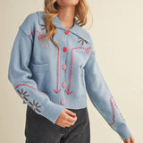 Bluebonnet Trail Cardigan - Sugar Babies Children's Boutique/Meg's Shoppe