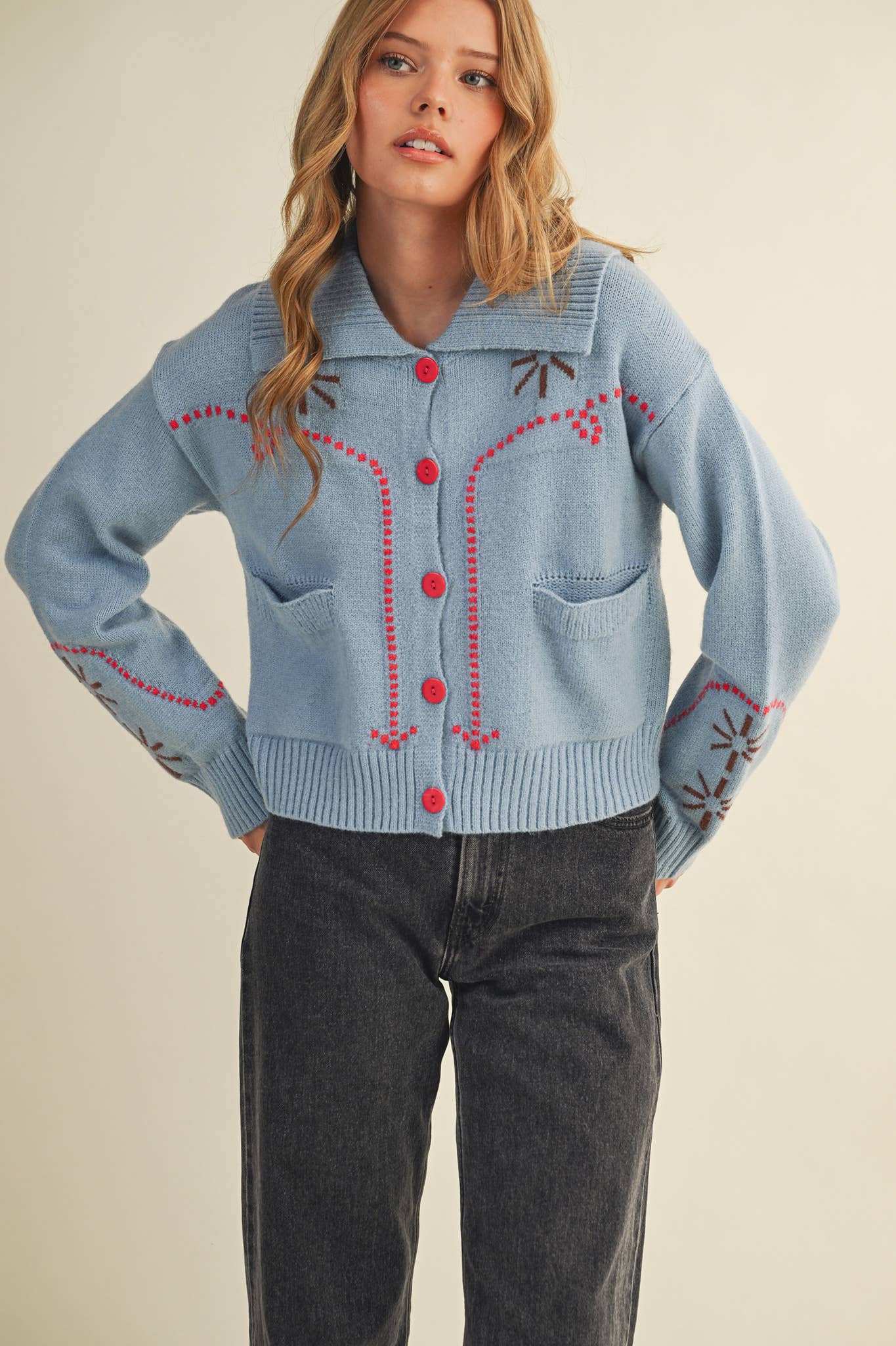 Bluebonnet Trail Cardigan - Sugar Babies Children's Boutique/Meg's Shoppe