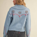 Bluebonnet Trail Cardigan - Sugar Babies Children's Boutique/Meg's Shoppe