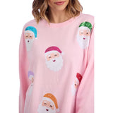Blush Holiday Sparkle Sweatshirt Sweatshirts + Pullovers Mudpie