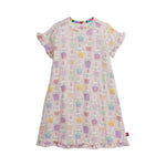 Bobo Beau-Tea Right Fit Magnetic Nightgown Kids Pajamas Magnetic Me