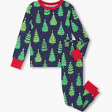Bottle Brush Trees Stretch Cotton Pajama Set - Sugar Babies Children's Boutique/Meg's Shoppe