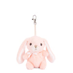 Bouncy Bunny Bag Charm - Assorted Plush Bukowski Bears Peach