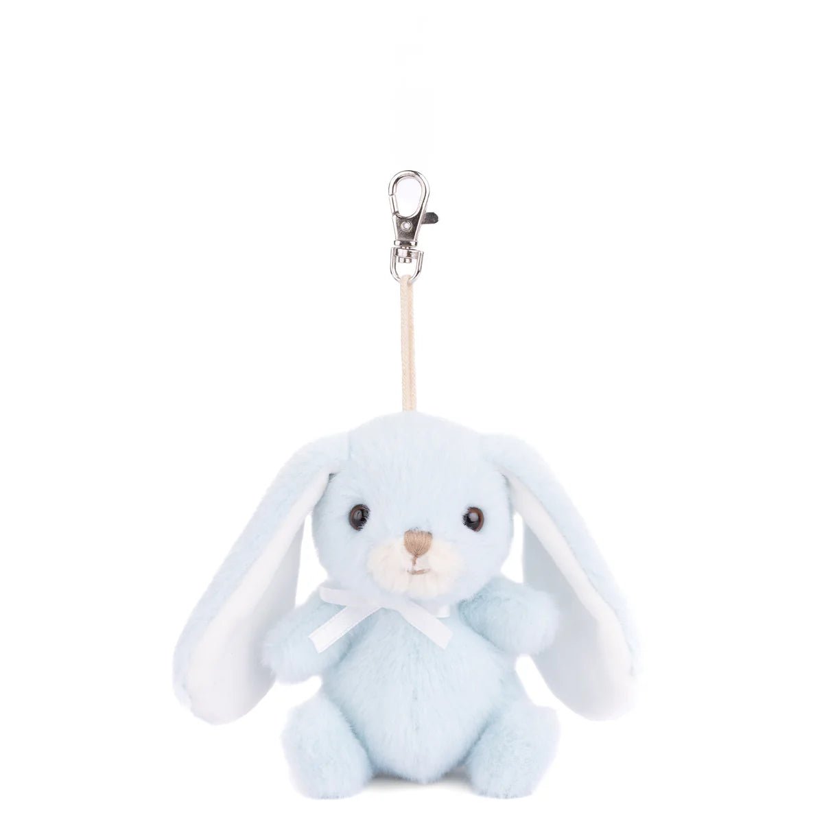 Bouncy Bunny Bag Charm - Assorted Plush Bukowski Bears Heaven Blue