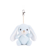 Bouncy Bunny Bag Charm - Assorted Plush Bukowski Bears Heaven Blue