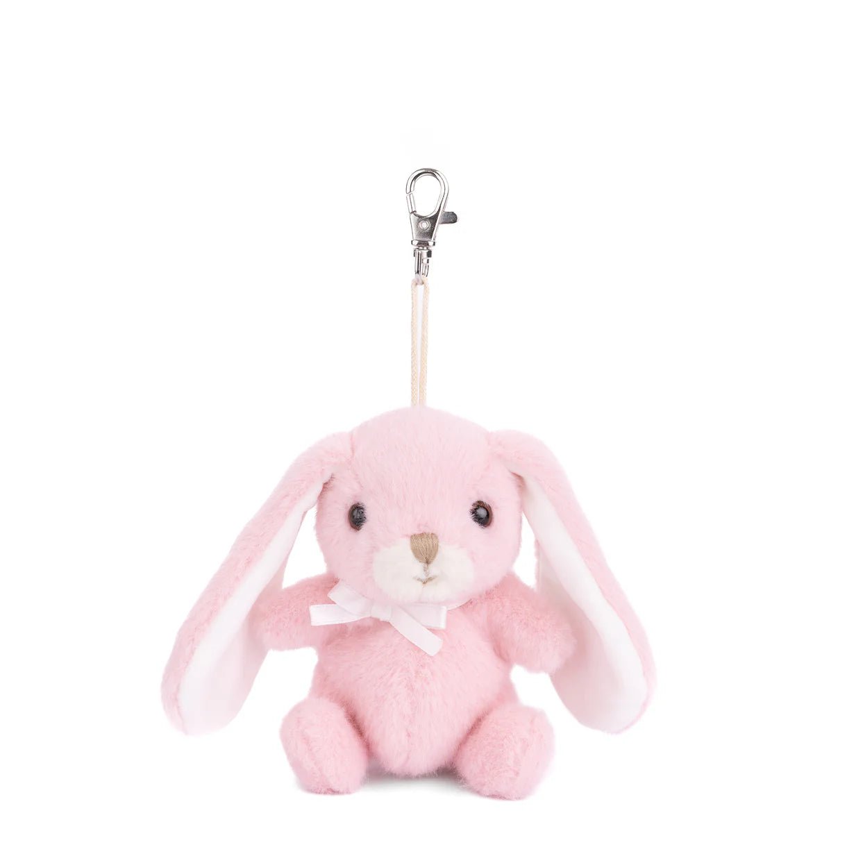 Bouncy Bunny Bag Charm - Assorted Plush Bukowski Bears Strawberry