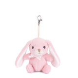Bouncy Bunny Bag Charm - Assorted Plush Bukowski Bears Strawberry