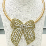Bow Collar Necklace Necklaces TWO FORTY TWO